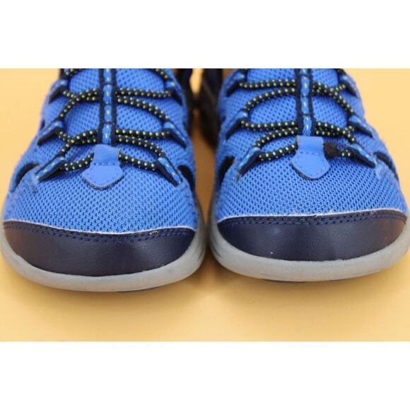 BOYS COLUMBIA TECHSUN WAVE SANDALS SIZE 2 Youth Closed Toe Water Shoes Blue - Picture 4 of 10